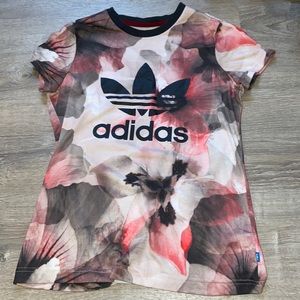 adidas floral shirt